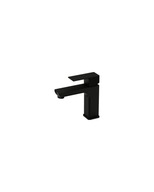 Tvättställsblandare Aquila Black Matt