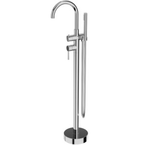 Fristående Rund Badkar Blandare Orion Chrome