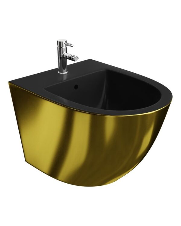Väggmonterad Bidé Sofi Gold/Black