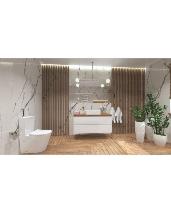 Toalettstol Neptun White - Bild 3