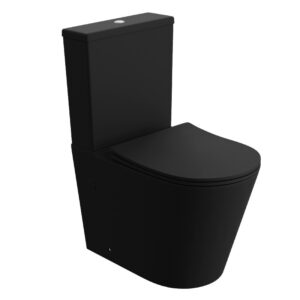 Toalettstol Neptun Black
