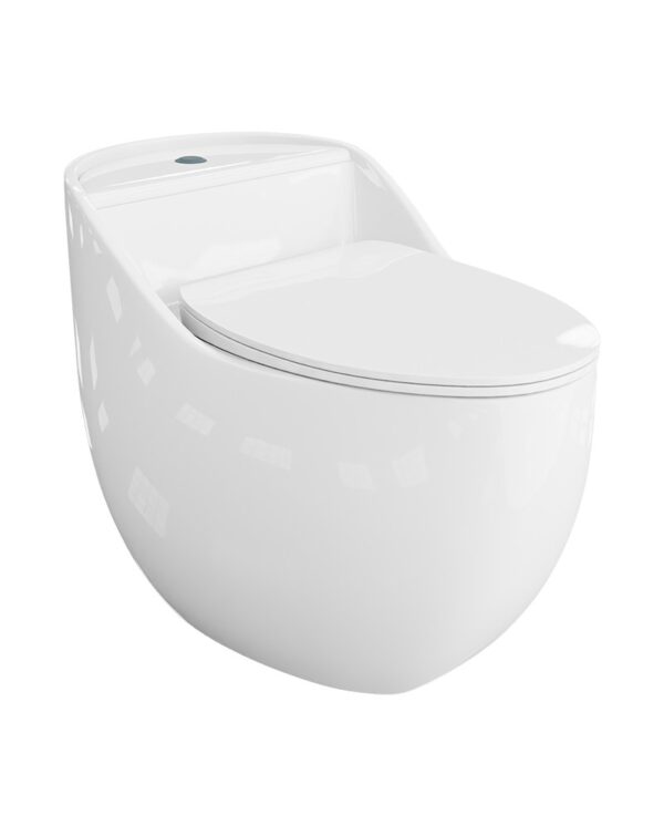 Toalettstol SILIA RIM White