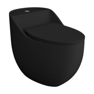 Toalettstol SILIA RIM Black