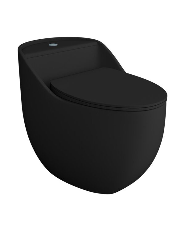 Toalettstol SILIA RIM Black