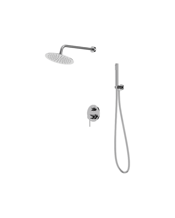 Duschset med regndusch Orion Chrome