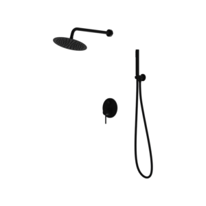 Duschset med regndusch Orion Matt Black