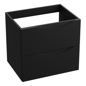 Badrumsskåp Väggmonterad Kolorado Black Matt 60,5