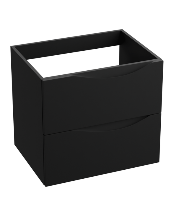 Badrumsskåp Väggmonterad Kolorado Black Matt 60,5
