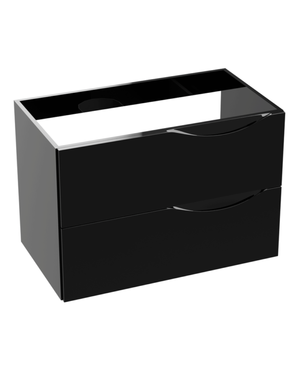 Badrumsskåp Väggmonterad Kolorado Black 80,5