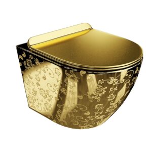 Toalettstol Vägghängd Sofi Slim Golden Eye