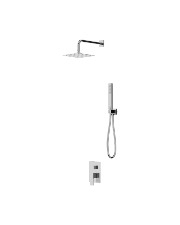 Duschset med takdusch Aquila Chrome