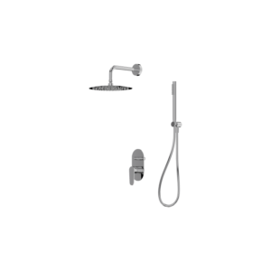 Väggmonterat Duschset med regndusch Cetus Chrome