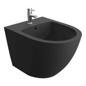 Väggmonterad Bidé Sinto Black