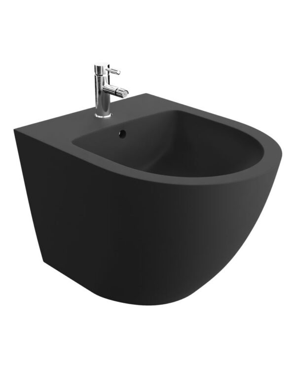 Väggmonterad Bidé Sinto Black