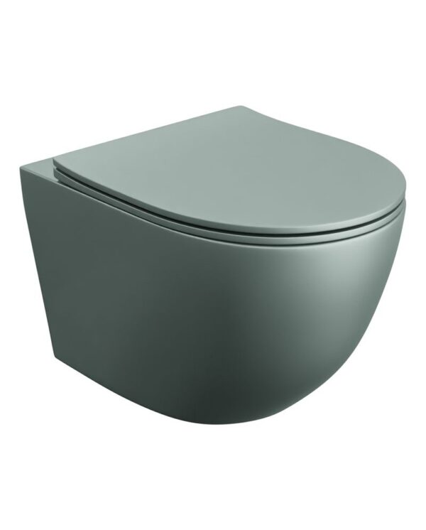 Toalettstol Vägghängd Sinto Grey