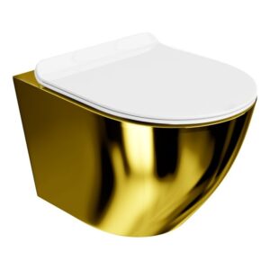 Toalettstol Vägghängd Gold Rush