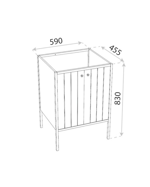 Fristående Skåp Mimir 60 - Bild 2