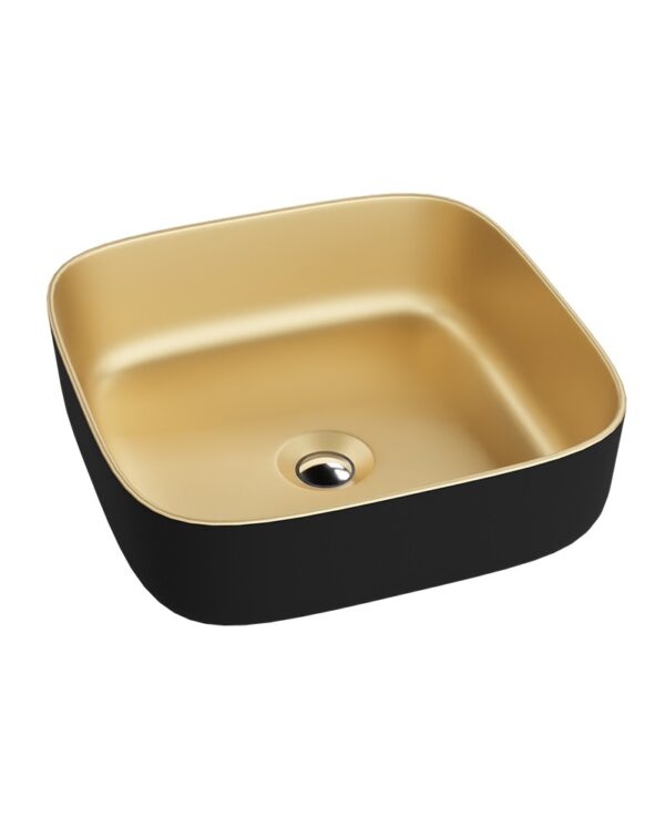 Tvättställ Galera Mini i Guld/Svart