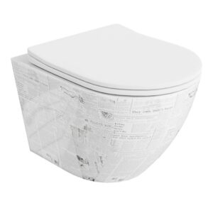 Toalettstol Vägghängd Sofi Paper